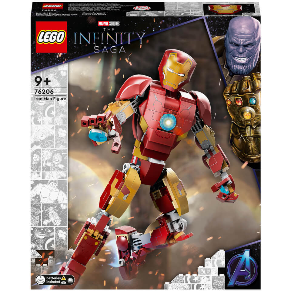 LEGO Marvel Iron Man Figure Building Toy Infinity Saga (76206)