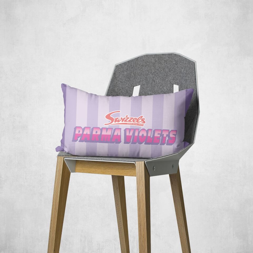 Swizzels Parma Violets Rectangular Cushion 1