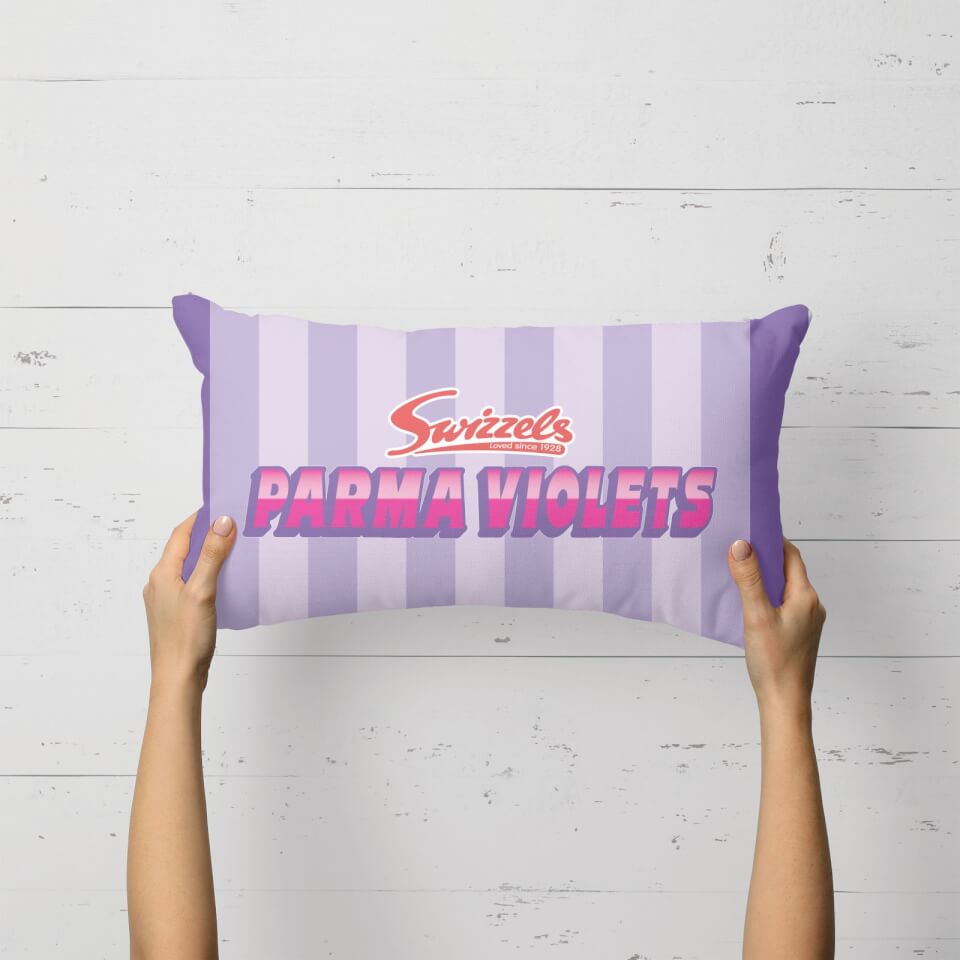 Swizzels Parma Violets Rectangular Cushion 0