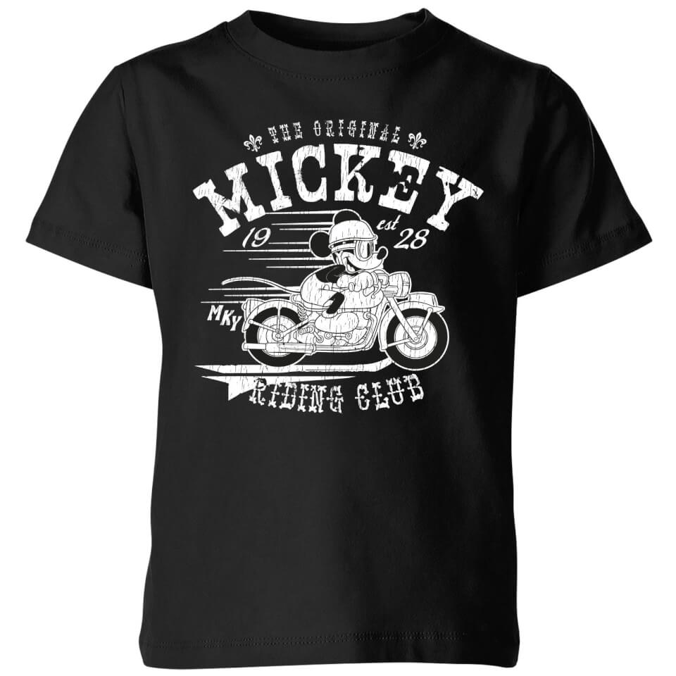 Disney Mickey Mouse Riding Club Kids' T-Shirt - Black