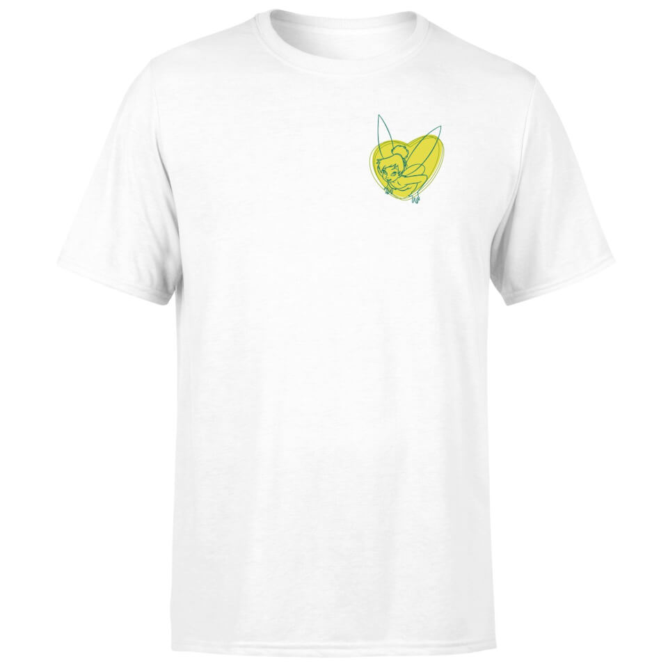 Disney Tinkerbell Outline Men's T-Shirt - White