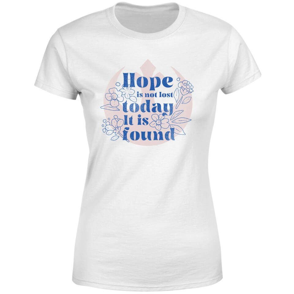 Star Wars Hope Is Not Lost Today It Is Found Women's T-Shirt - White