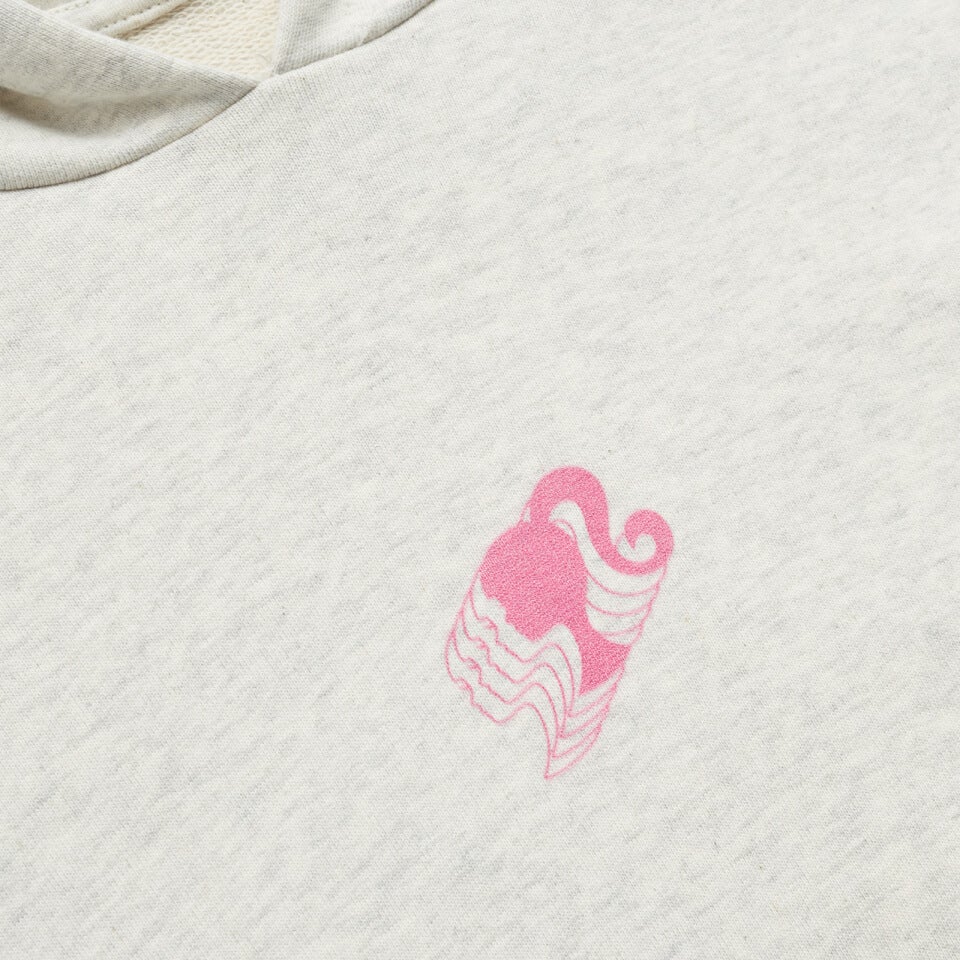 Barbie 1959 Women's Cropped Hoodie - Ecru Marl 1
