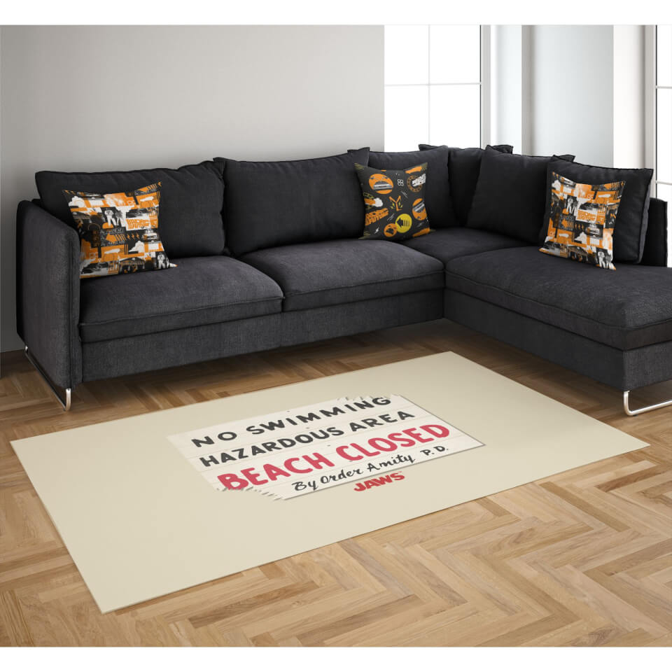 Decorsome x Jaws Beach Closed Woven Rug