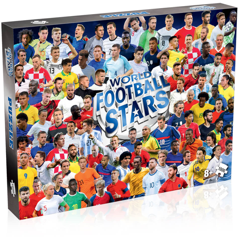 1000 Piece Jigsaw Puzzle - World Football Stars Edition