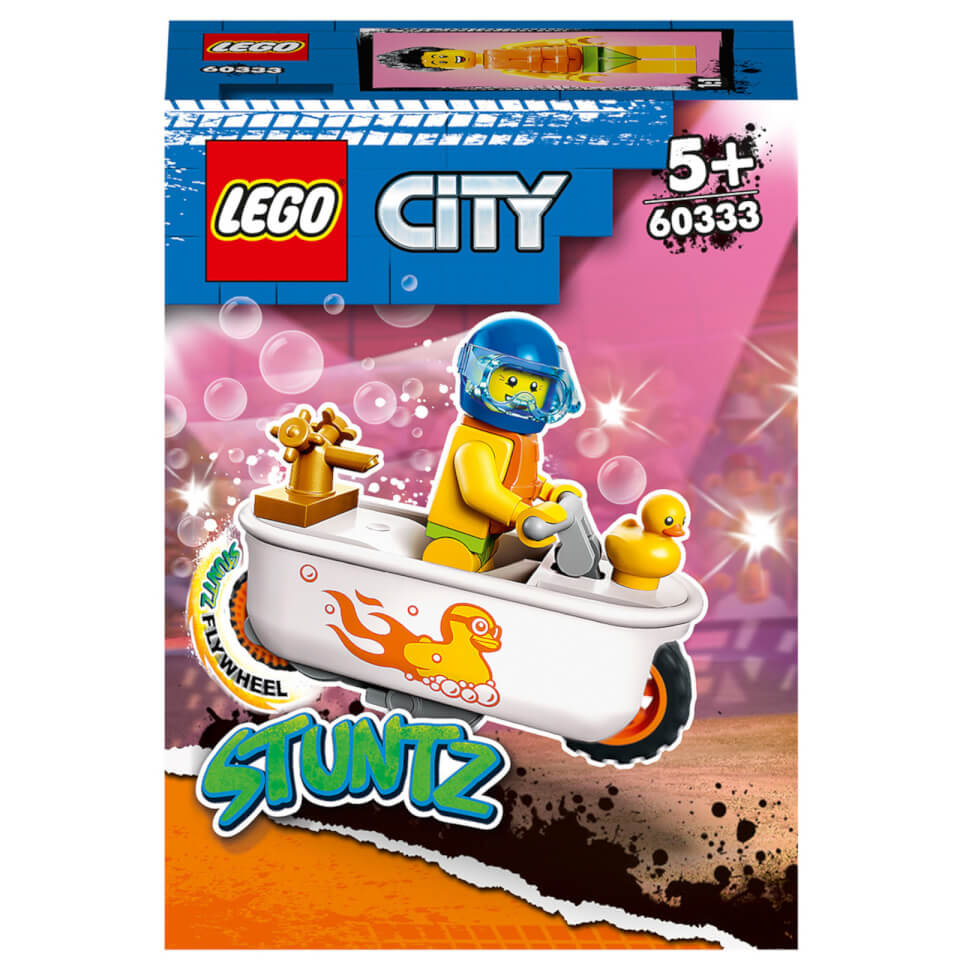 LEGO City: Stuntz Bathtub Stunt Bike Toy Motorbike Set (60333)