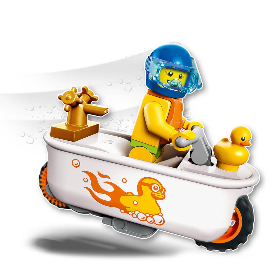 LEGO City: Stuntz Bathtub Stunt Bike Toy Motorbike Set (60333) 1