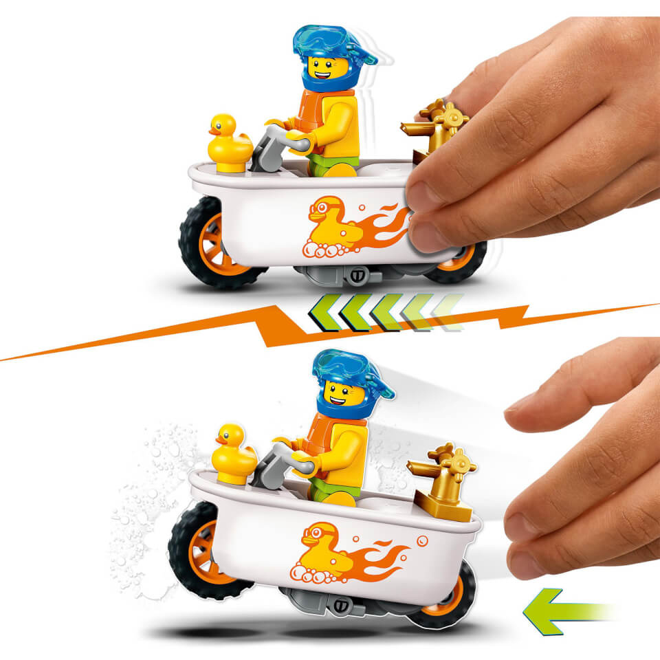 LEGO City: Stuntz Bathtub Stunt Bike Toy Motorbike Set (60333) 2