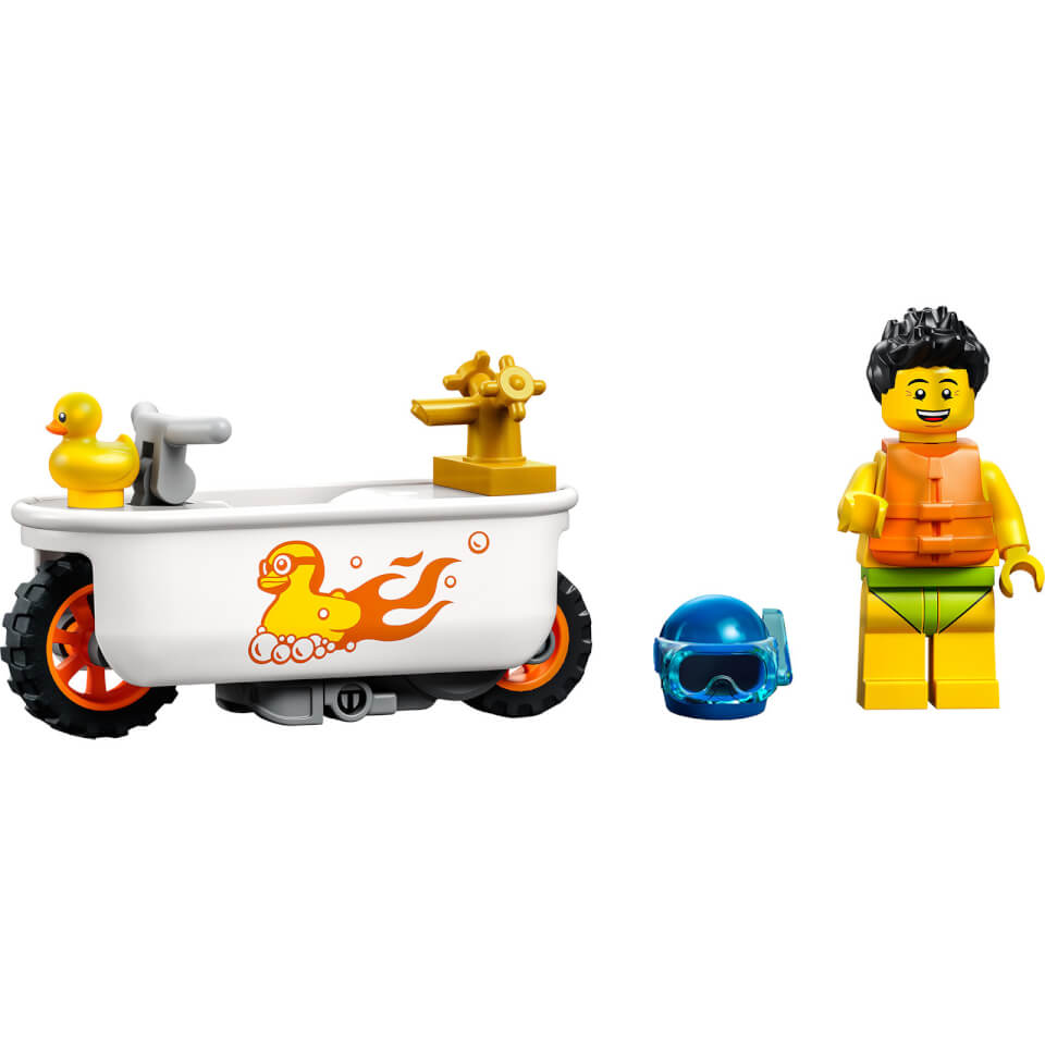 LEGO City: Stuntz Bathtub Stunt Bike Toy Motorbike Set (60333) 0