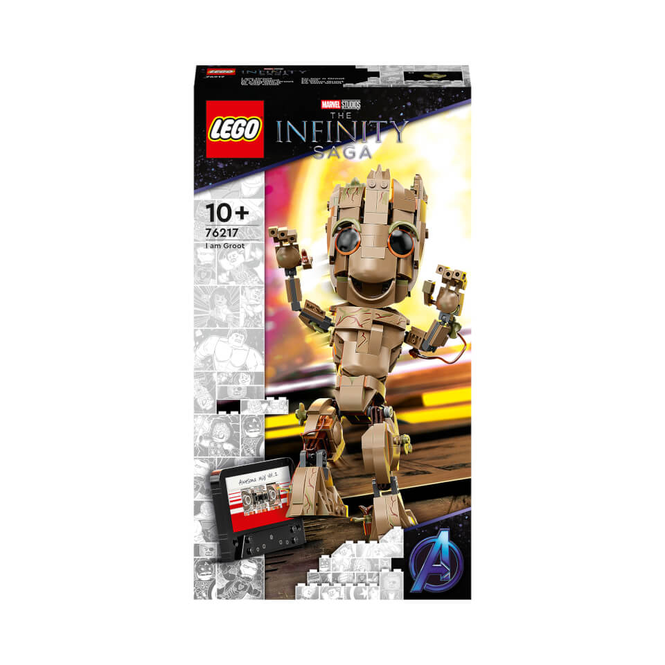 LEGO Marvel I am Groot Set Baby Groot Buildable Toy (76217)
