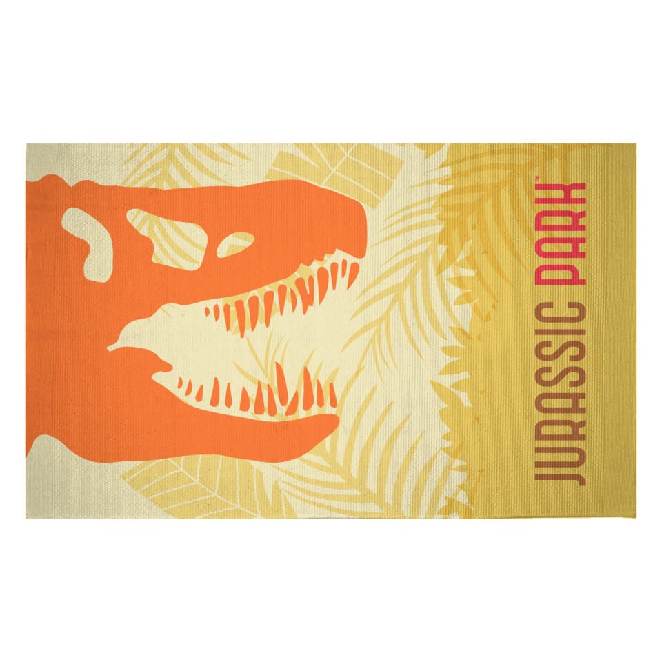 Jurassic Park Dino Head Woven Rug