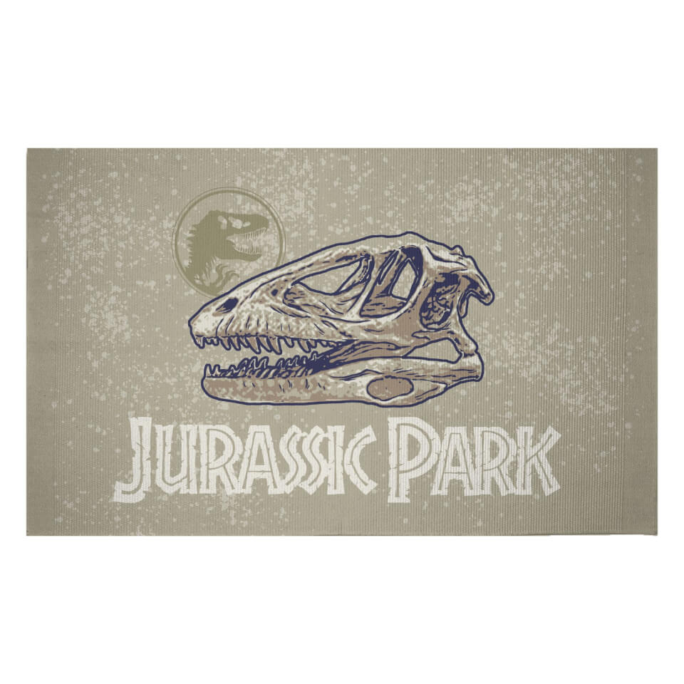 Jurassic Park Fossil Head Woven Rug