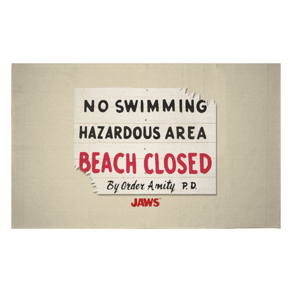 Jaws Beach Closed Woven Rug