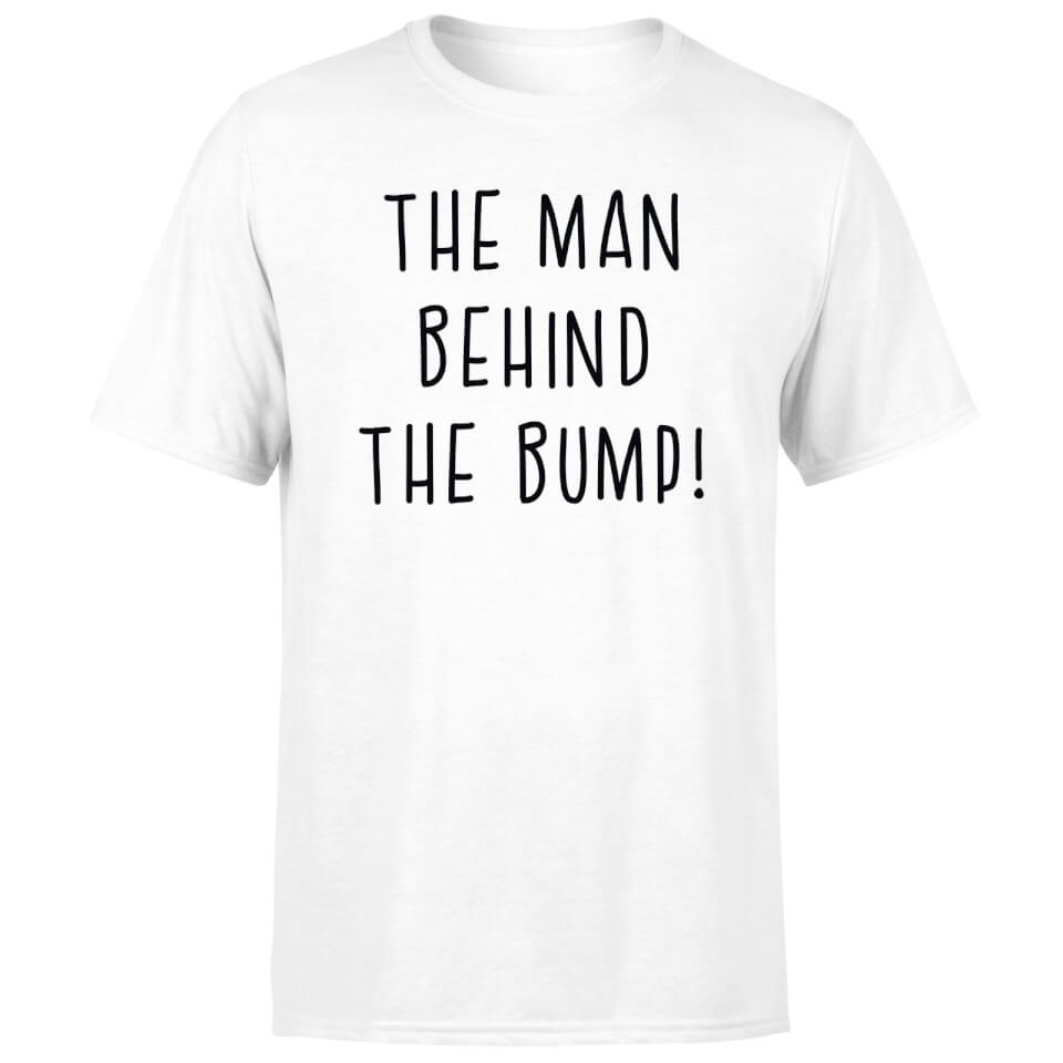 The Man Behind The Bump! Men's T-Shirt - White