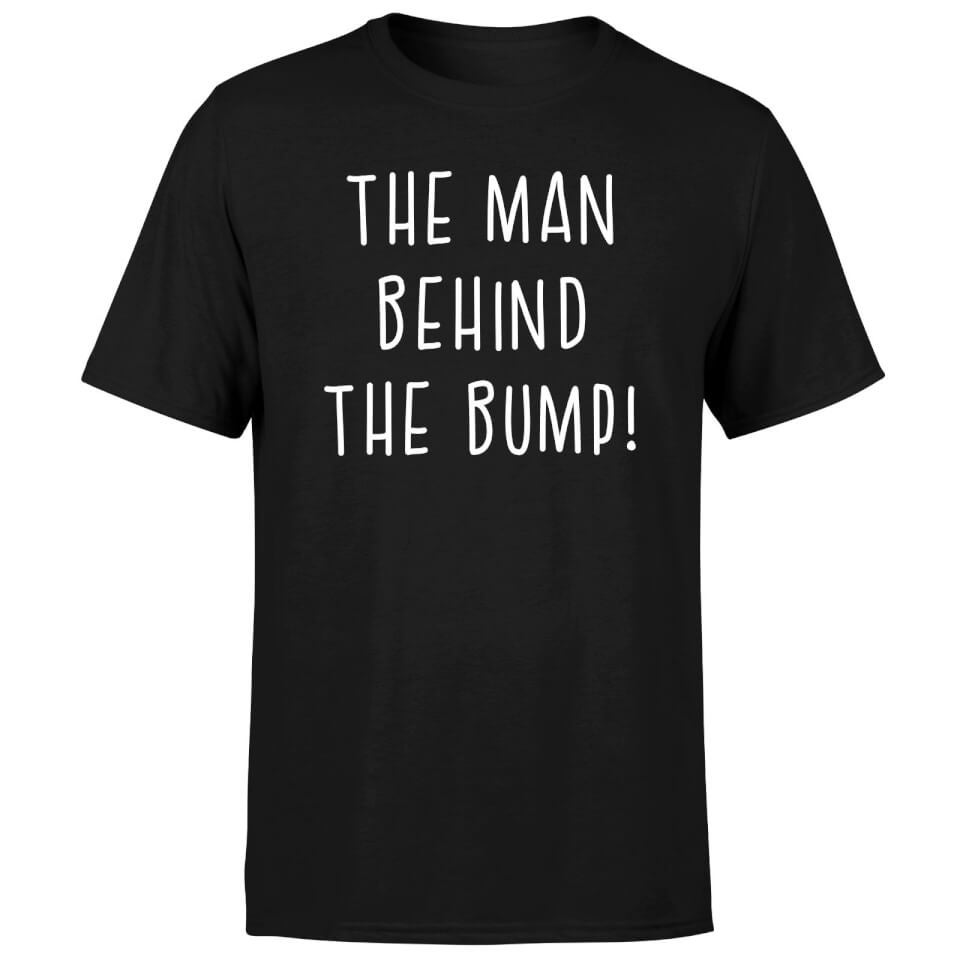 Man Behind The Bump! Men's T-Shirt - Black