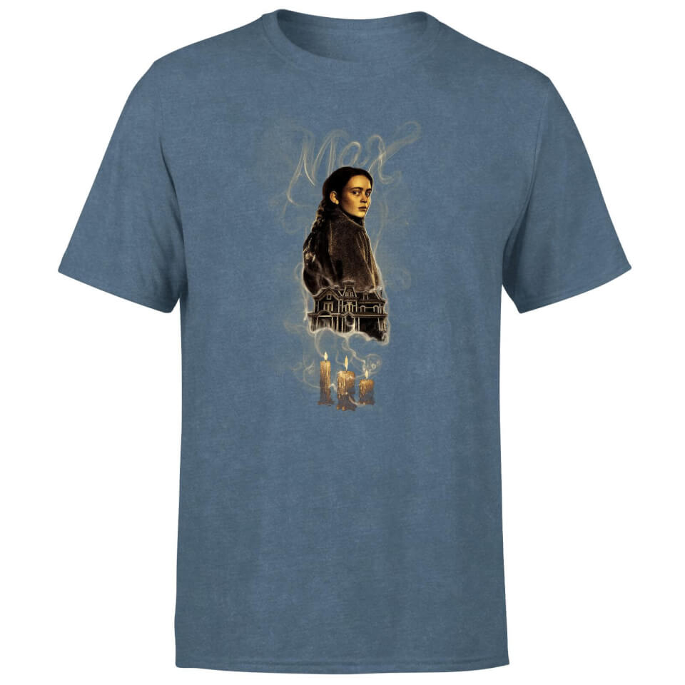 Stranger Things Max Unisex T-Shirt - Navy Acid Wash