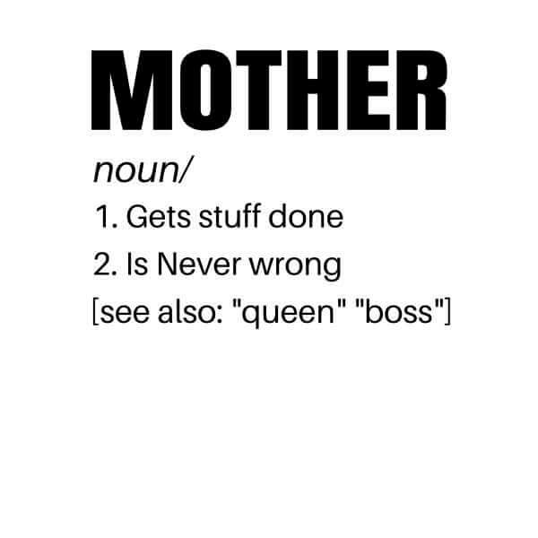 Mother Noun Hoodie - White 0