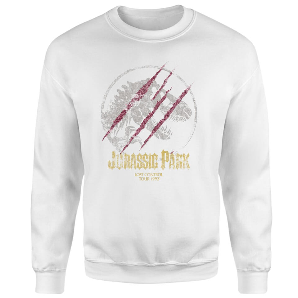 Jurassic Park Lost Control Sweatshirt - White