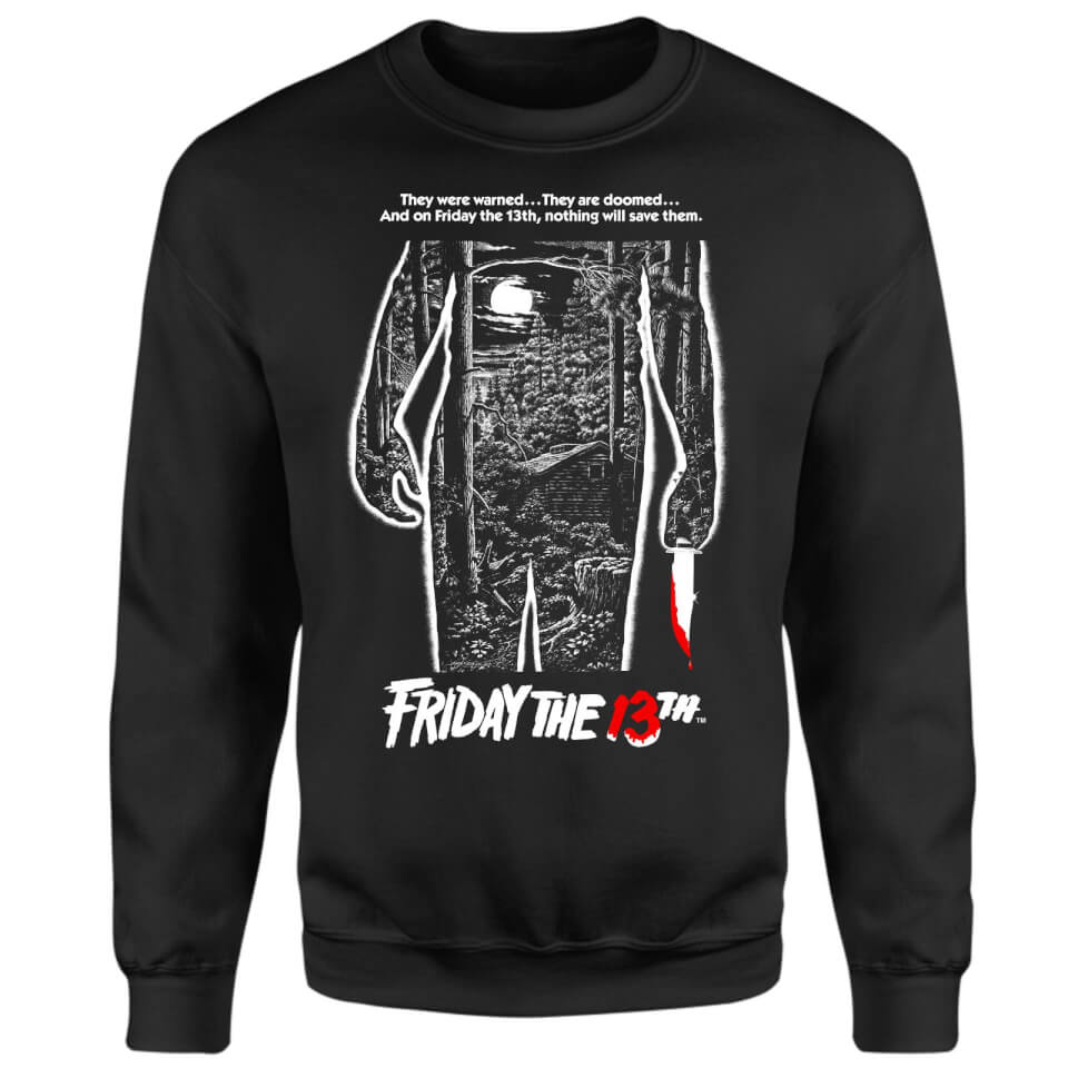 Friday the 13th Classic Poster Mono Sweatshirt - Black