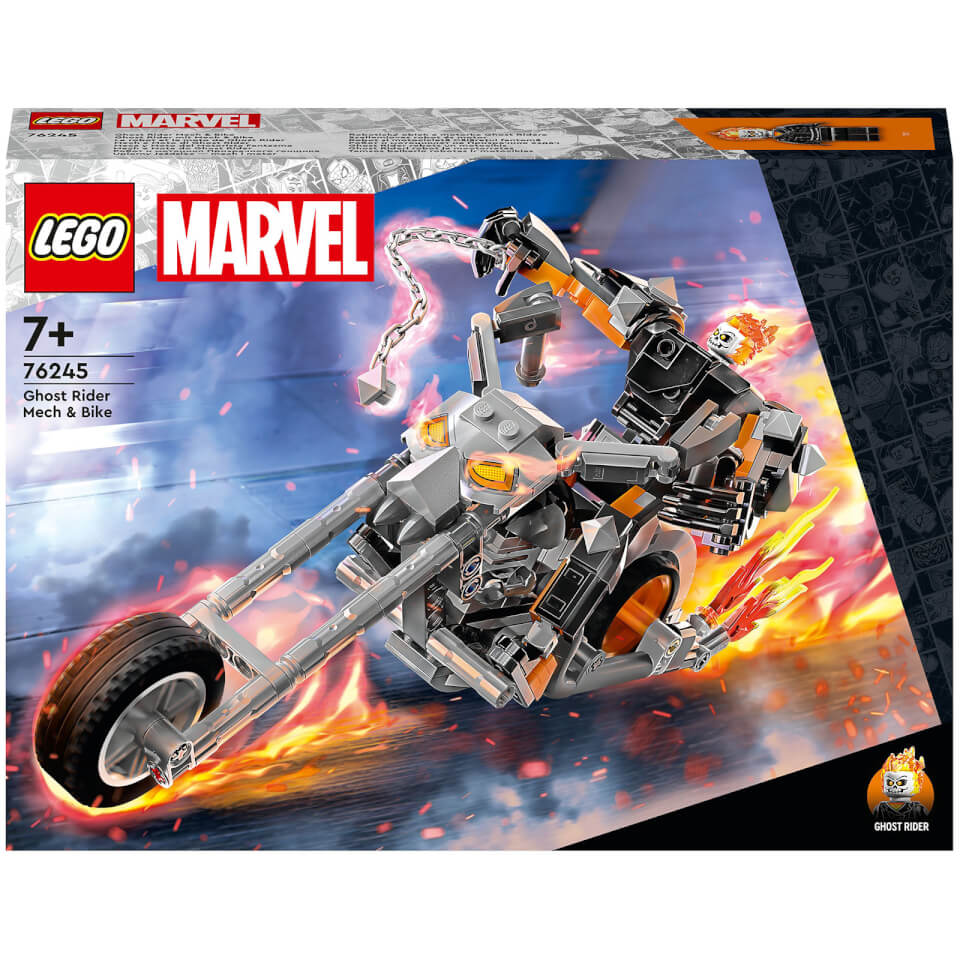 LEGO Marvel Ghost Rider Mech & Bike Motorbike Toy (76245)