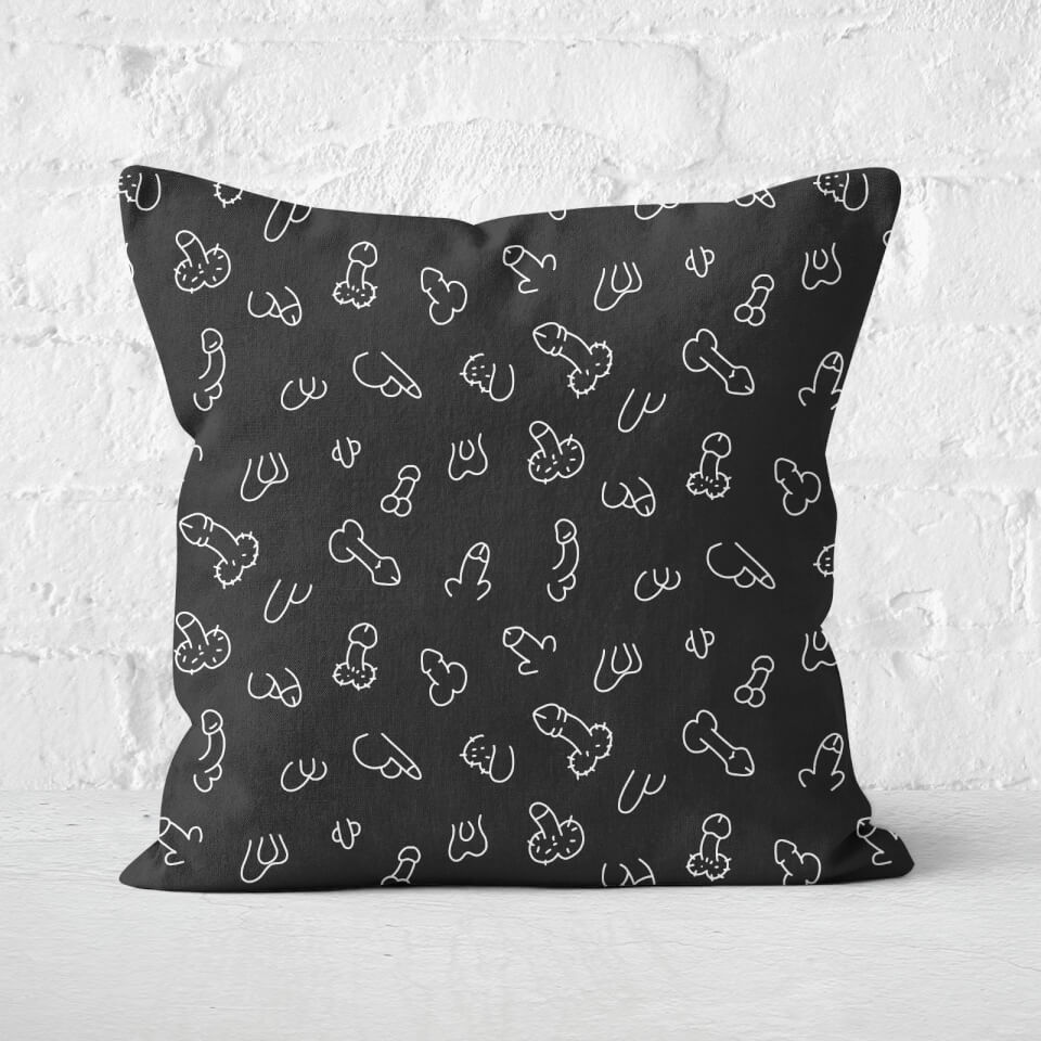 Dipstick Pattern Square Cushion