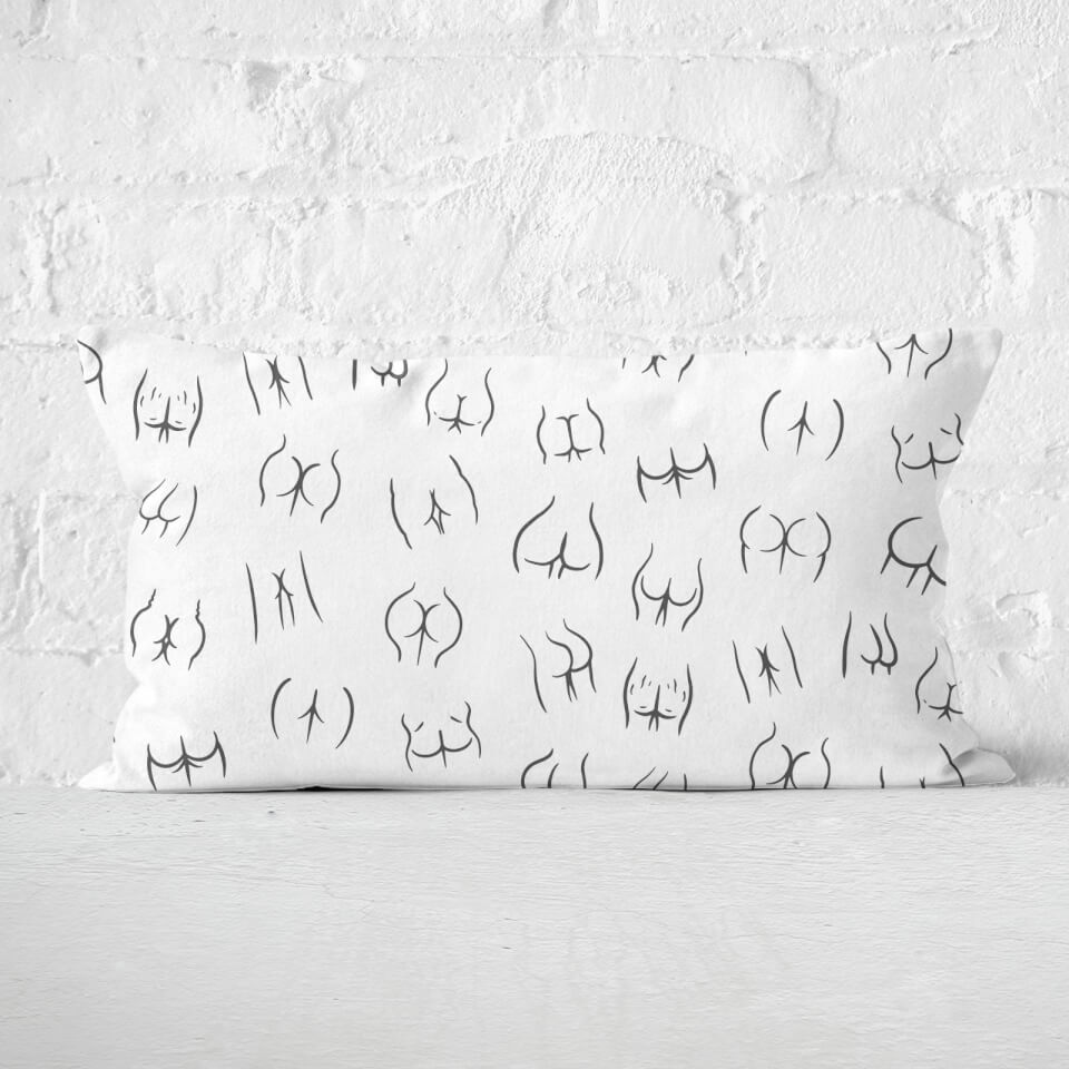 Booty Pattern Rectangular Cushion