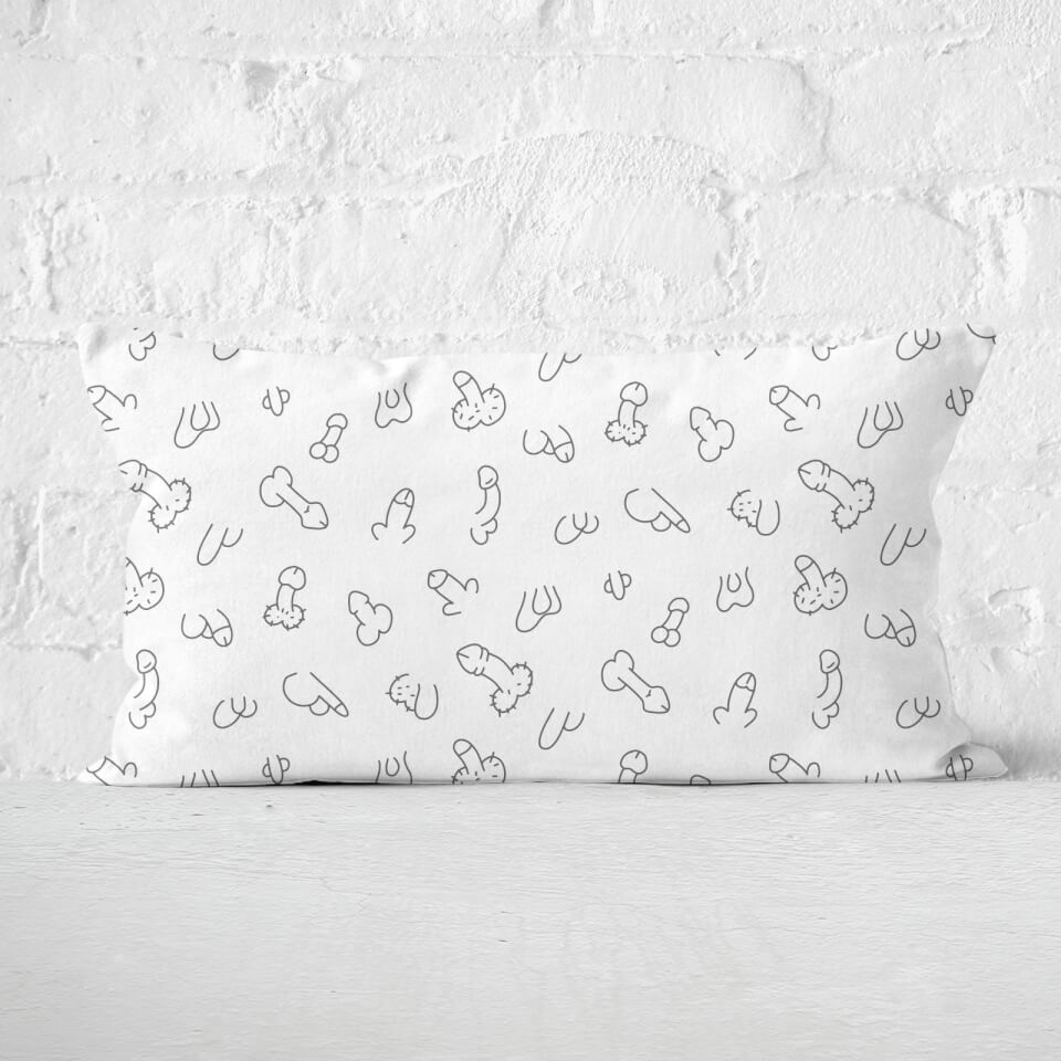 Sausage Pattern Rectangular Cushion