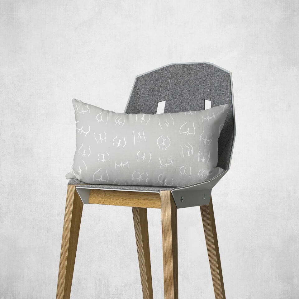 Buns Pattern Rectangular Cushion 1