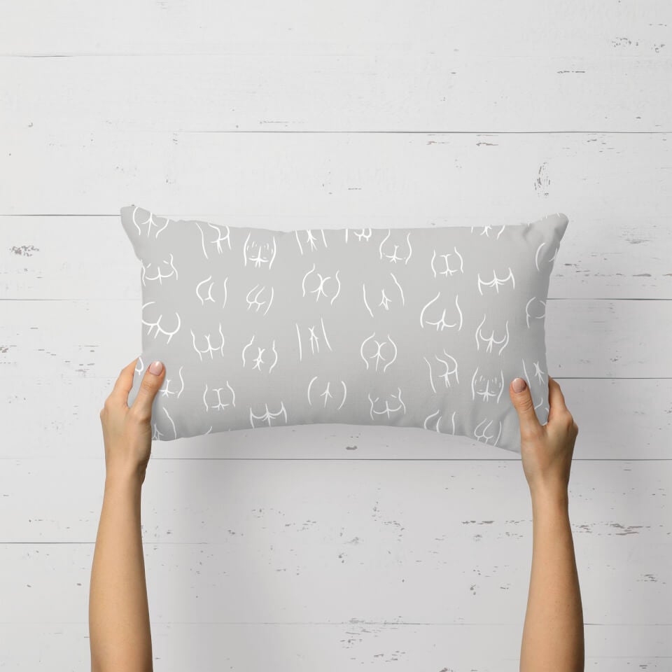 Buns Pattern Rectangular Cushion 0