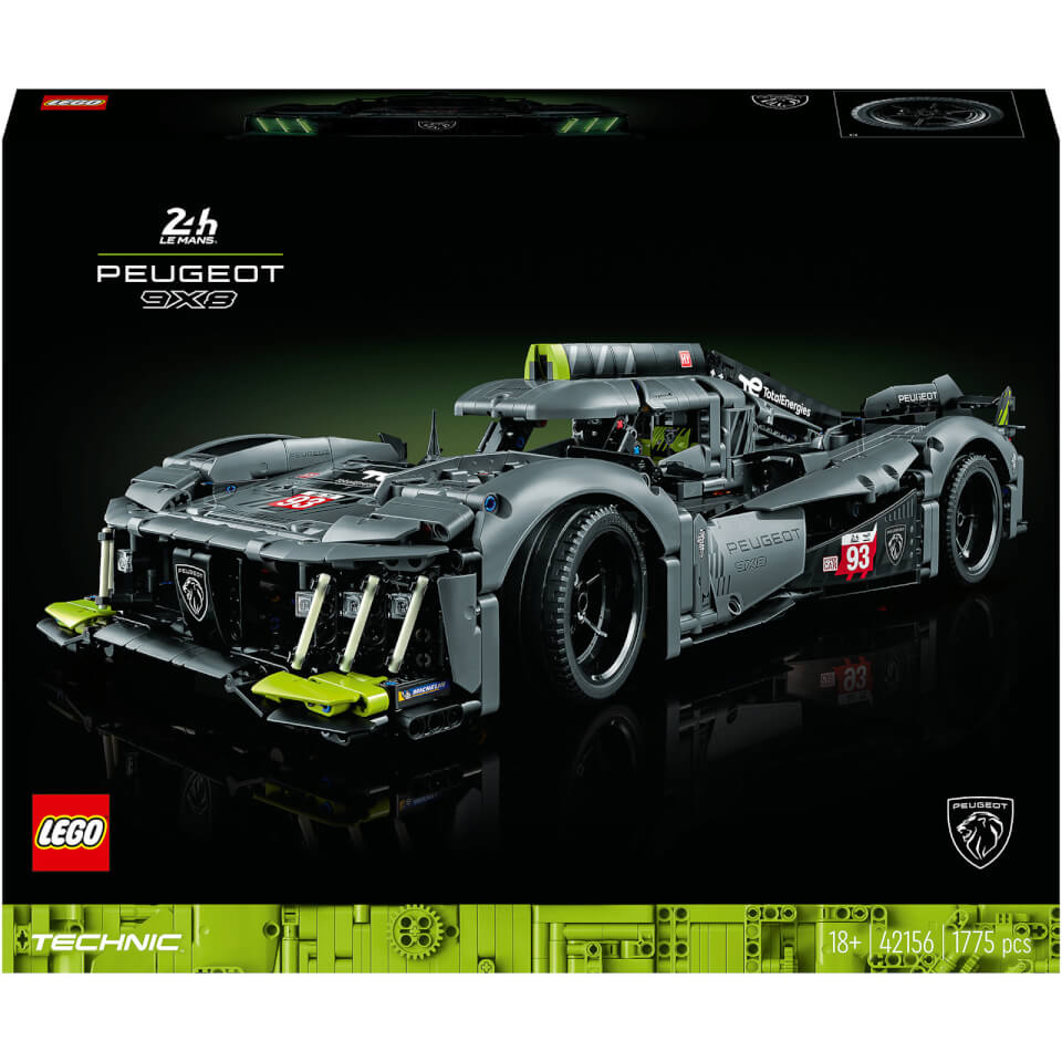 LEGO Technic: PEUGEOT 9X8 24H Le Mans Hybrid Hypercar (42156)