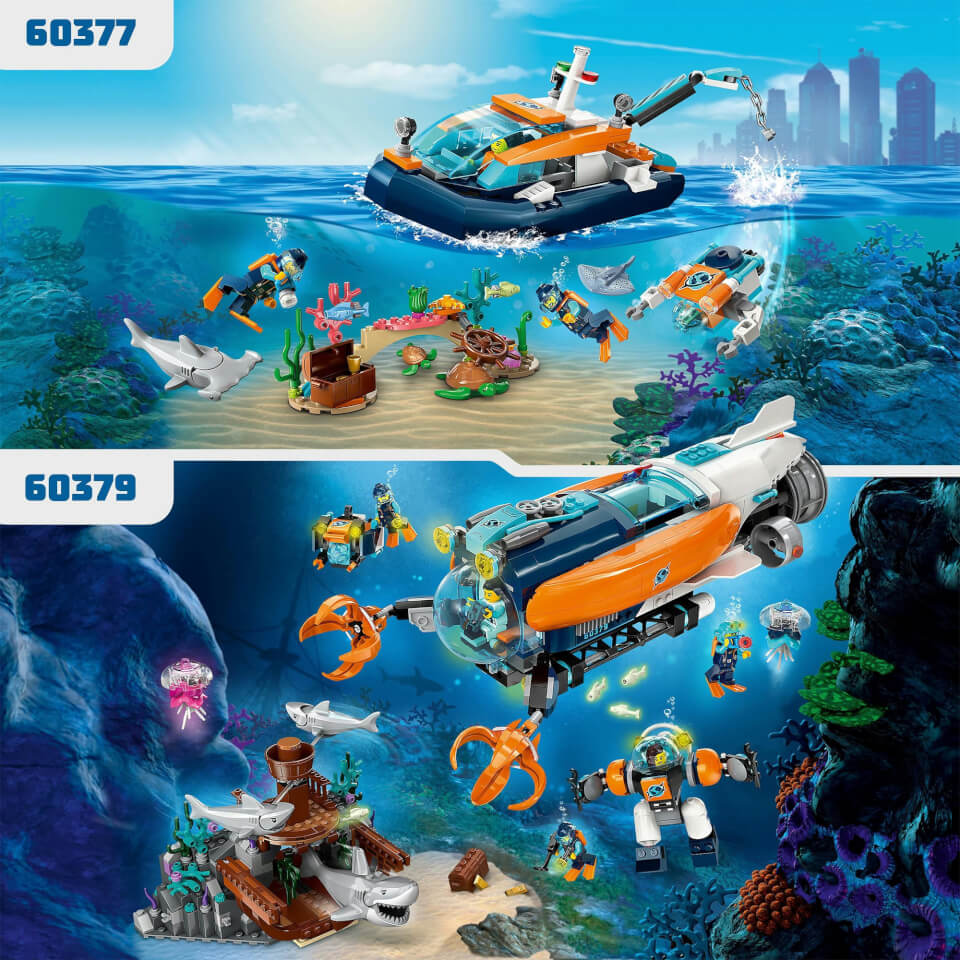 LEGO City: Deep-Sea Explorer Submarine Toy Ocean Set (60379) 4