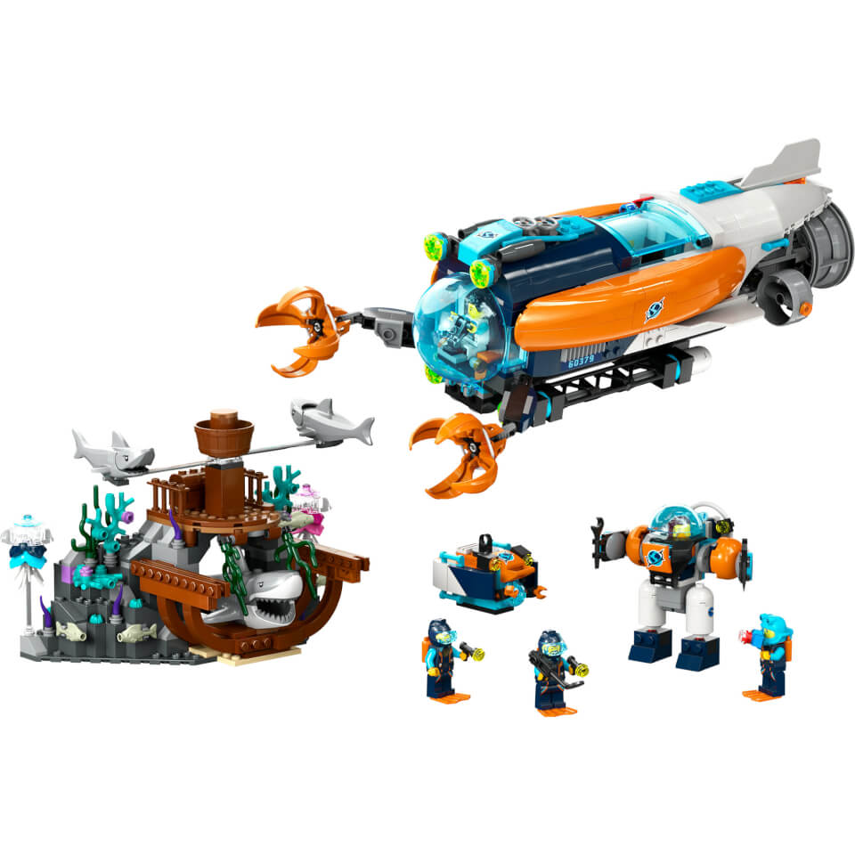 LEGO City: Deep-Sea Explorer Submarine Toy Ocean Set (60379) 0