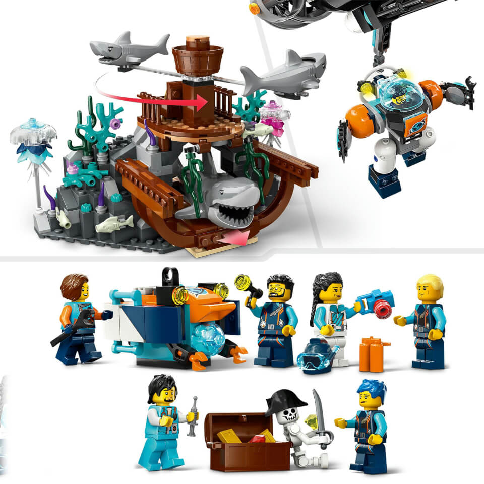 LEGO City: Deep-Sea Explorer Submarine Toy Ocean Set (60379) 3