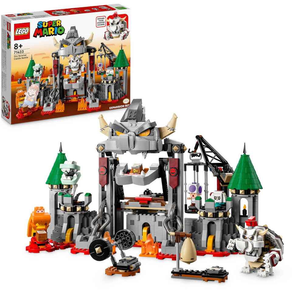 LEGO Super Mario Dry Bowser Castle Battle Expansion Set 71423