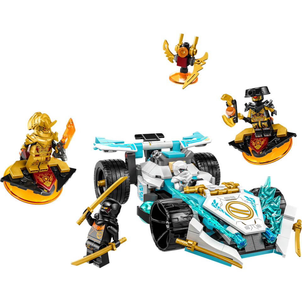 LEGO NINJAGO: Zane Dragon Power Spinjitzu Race Car Toy (71791) 0