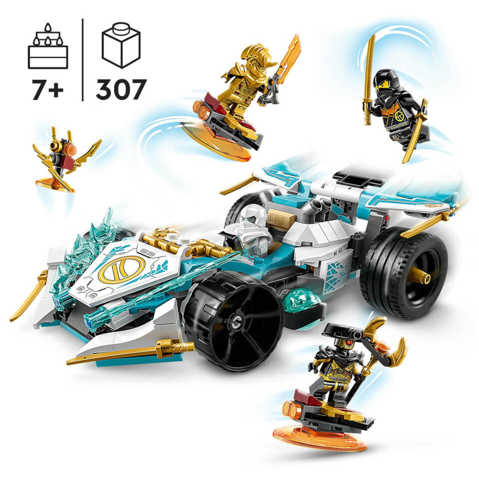 LEGO NINJAGO: Zane Dragon Power Spinjitzu Race Car Toy (71791) 1
