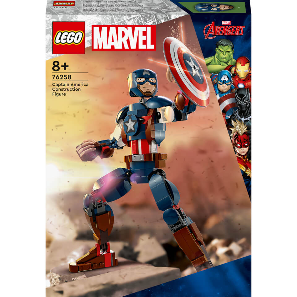 LEGO Marvel Captain America Construction Figure Set (76258)
