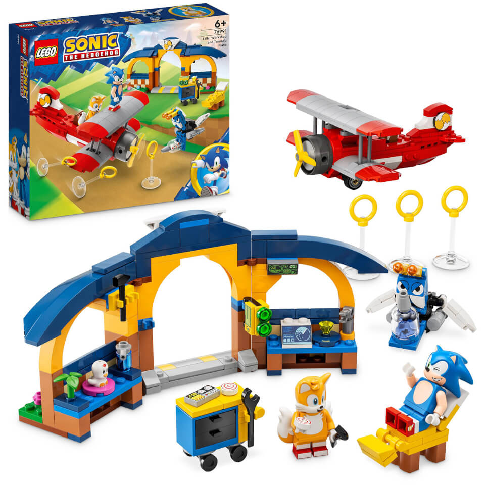 LEGO Sonic the Hedgehog Tails' Workshop and Tornado Plane 76991
