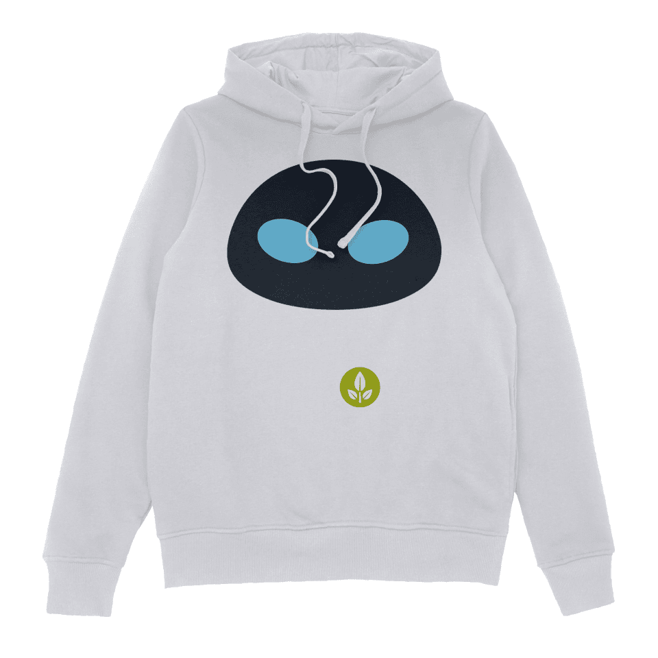 Wall.E Eve's Face Kids' Hoodie - White