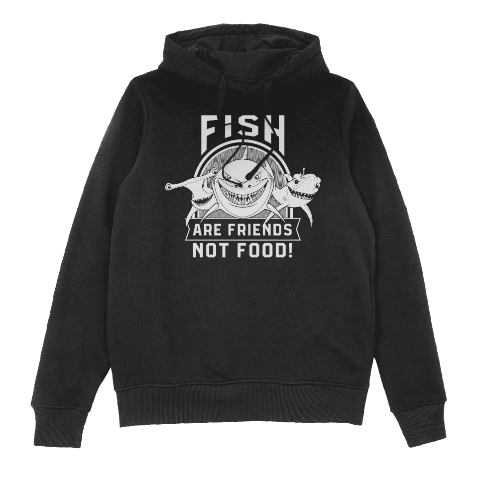 Finding Nemo Fish Are Friends Not Food Kids' Hoodie - Black