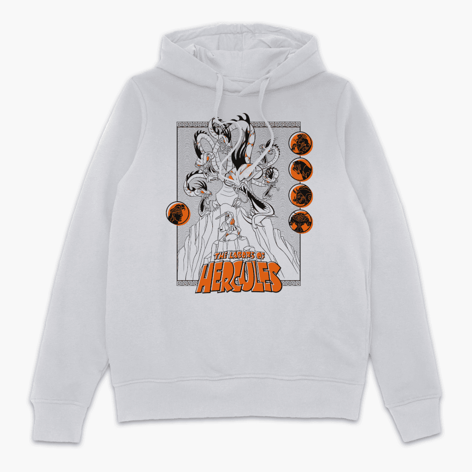 Hercules Labors Of Hercules Hoodie - White