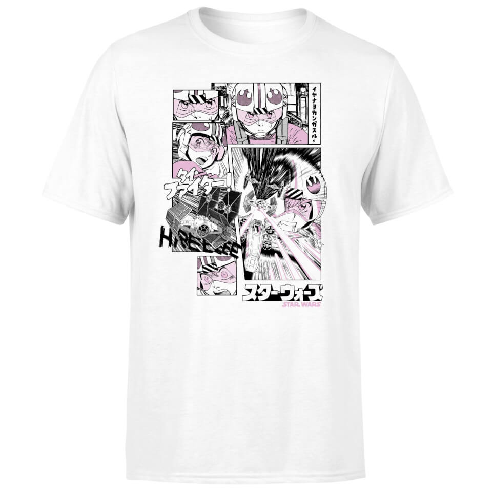 Star Wars Tie Fighter Attack Men's T-Shirt - White