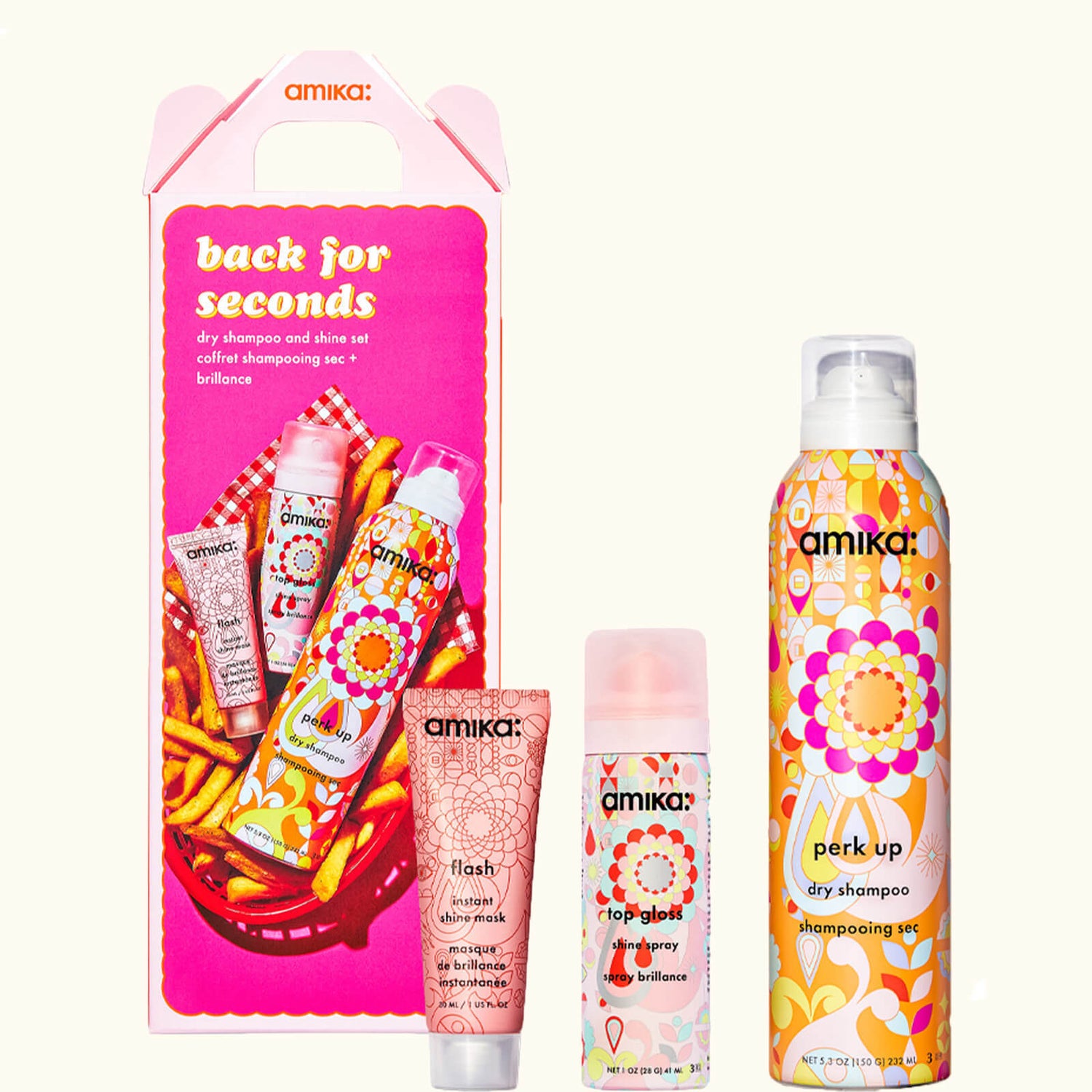 back for seconds | dry shampoo + shine set