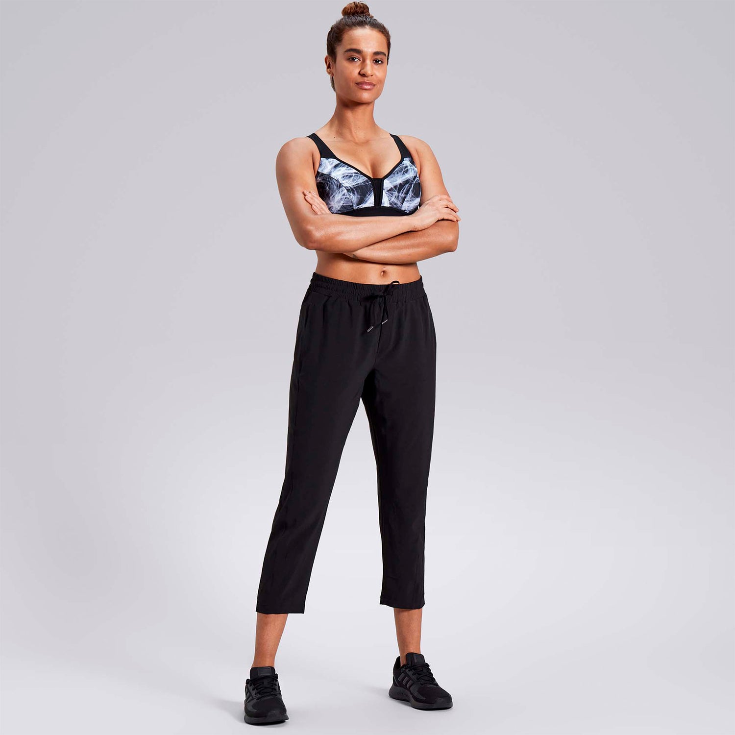 Female Elite 3/4 Warrior Pants - Black