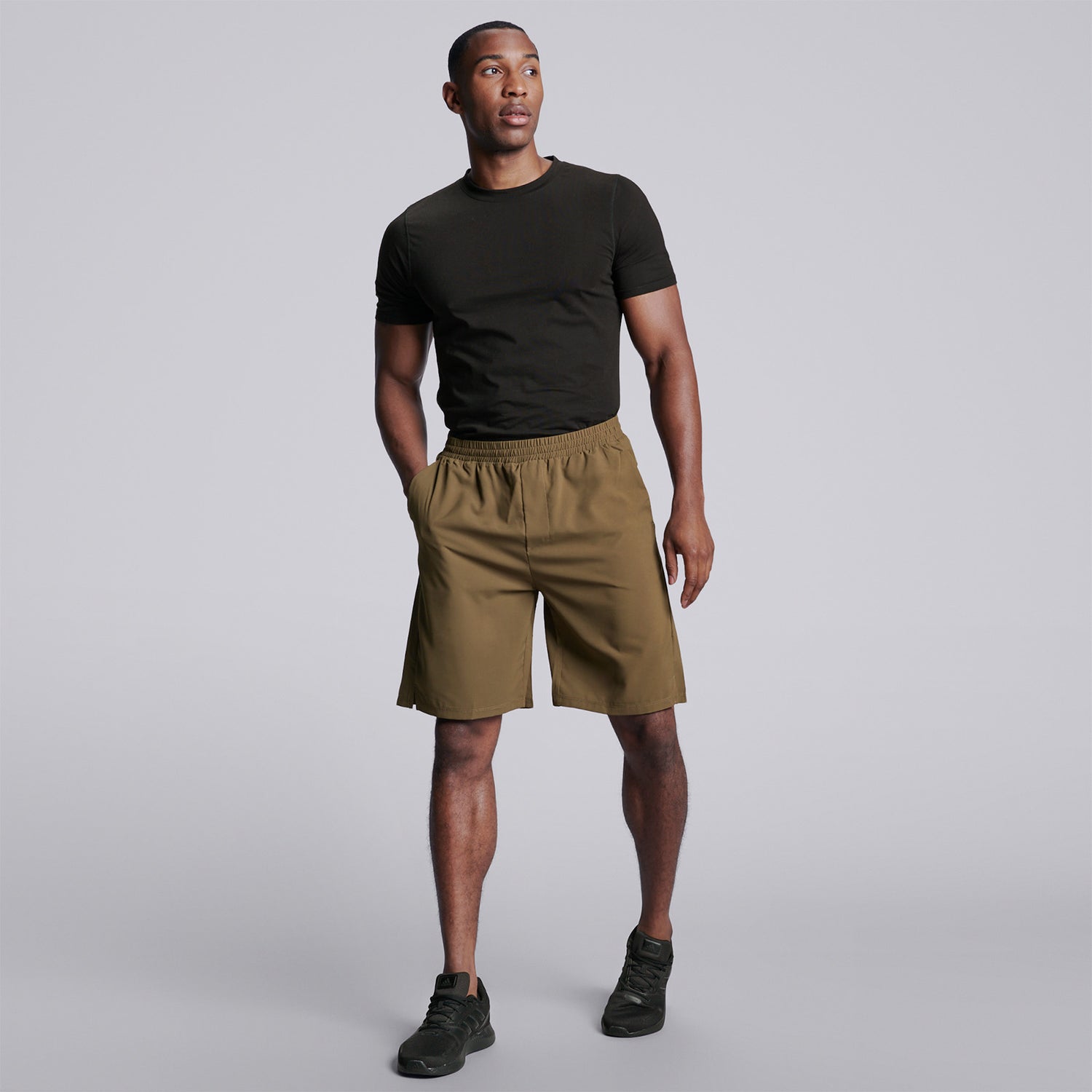 Male Active 9" shorts - Olive