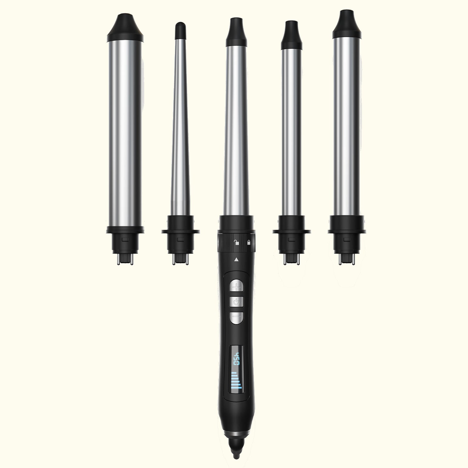 the chameleon 5 barrel interchangeable curling kit