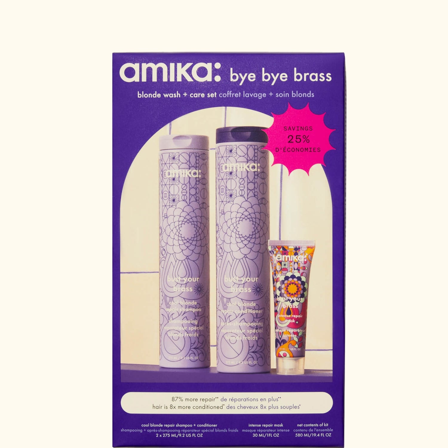 bye bye brass wash + care set (25% savings)