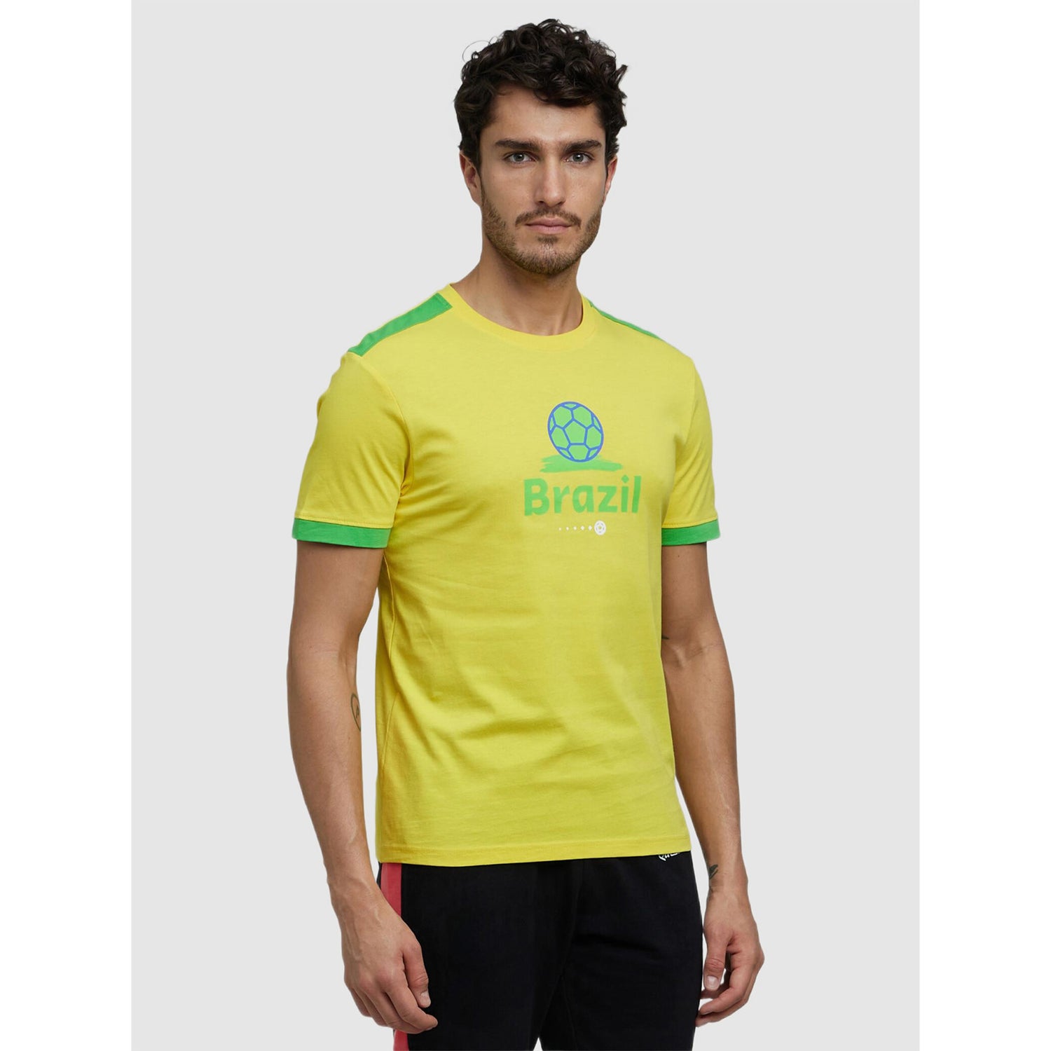 FIFA - Yellow Printed Cotton T-shirt (LCEFIFAC2)