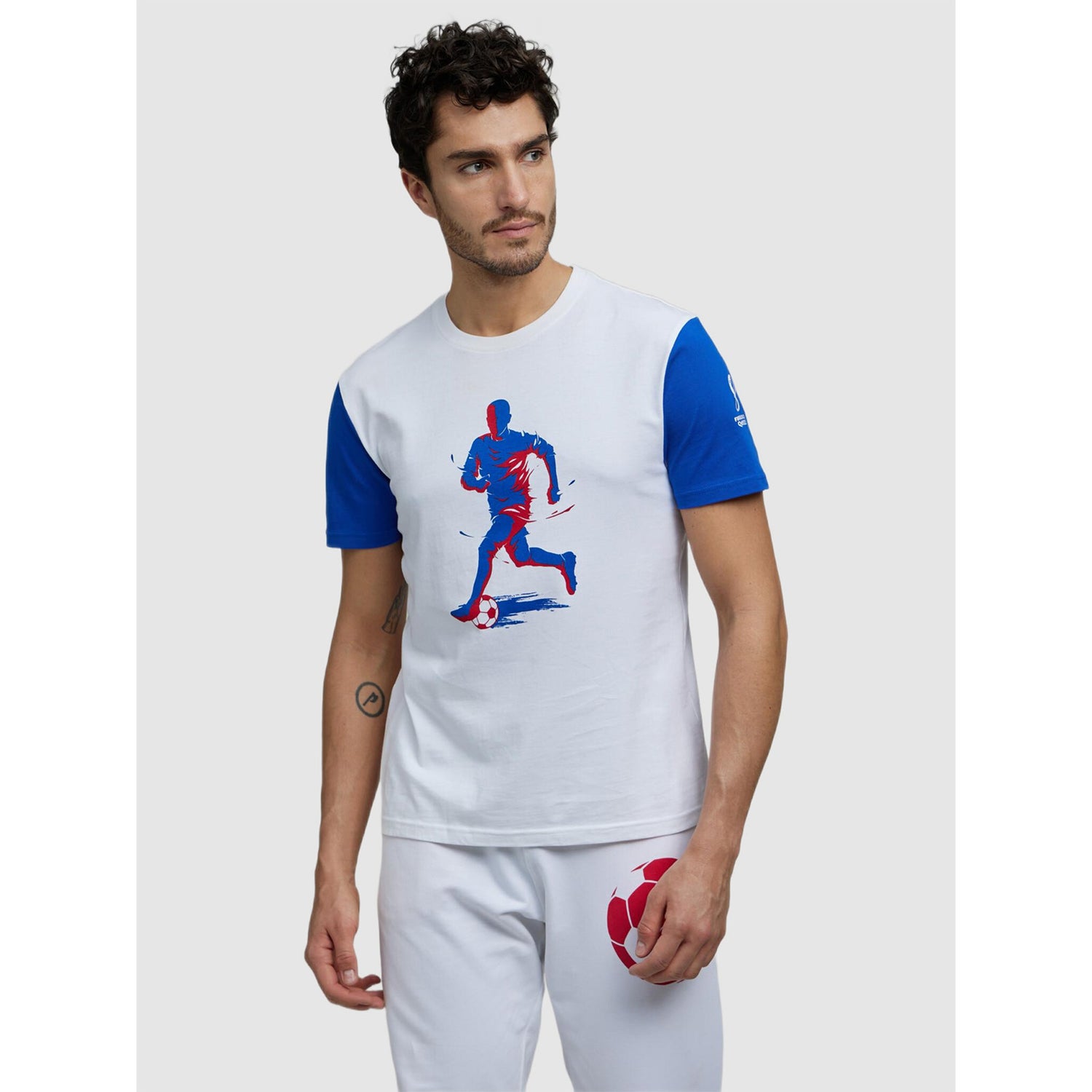 FIFA - White Printed Cotton T-shirt (LCEFIFAC3)