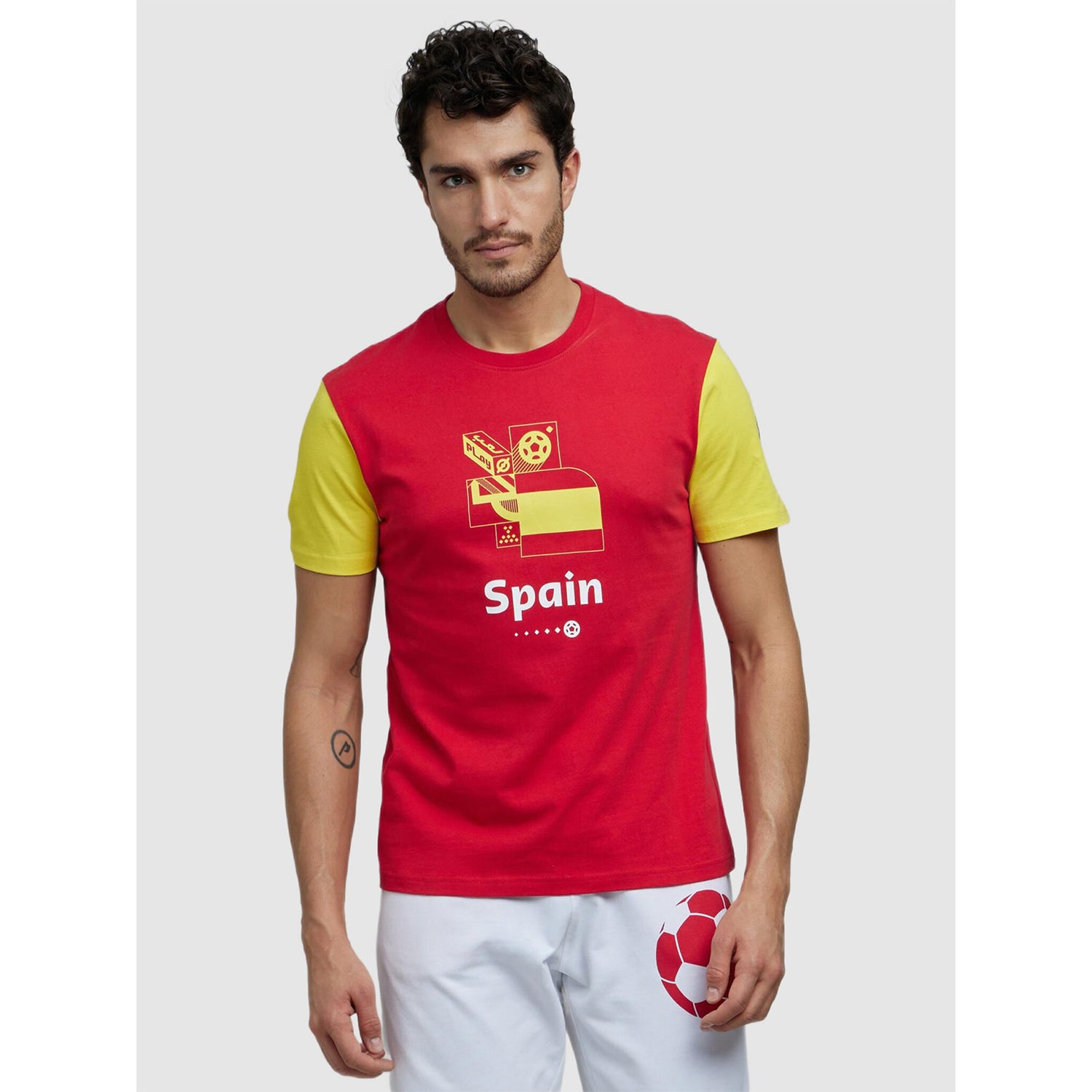 FIFA - Red and Yellow Printed T-shirt (LCEFIFAC4)